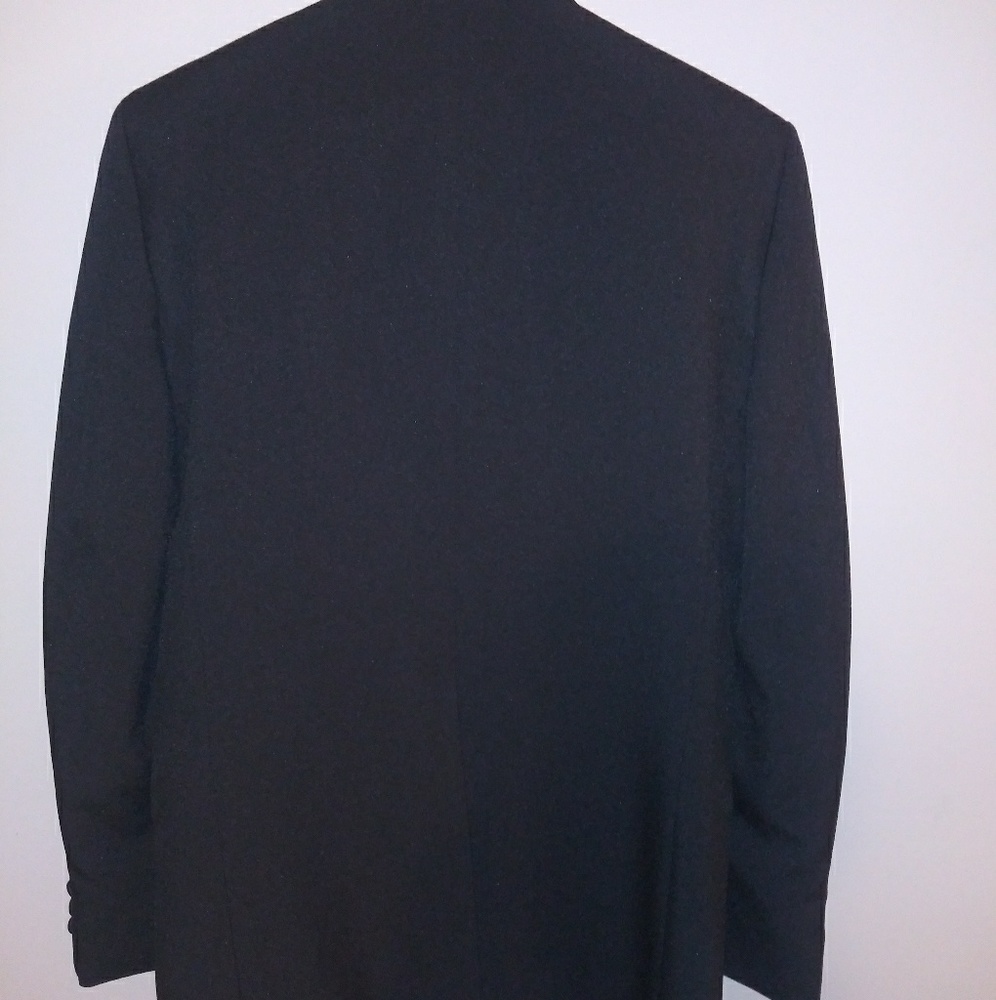 Black 1 Buttton Formal Wear International Blazer